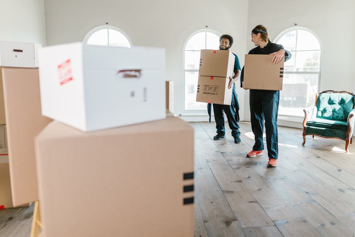 Loading a moving truck